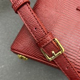 Louis Vuitton Classic LV Letter Lizard Leather Mini Handbag Size：21 x 14 x 8 CM