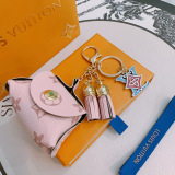 Louis Vuitton New Classic Logo Keychain Versatile Wallet
