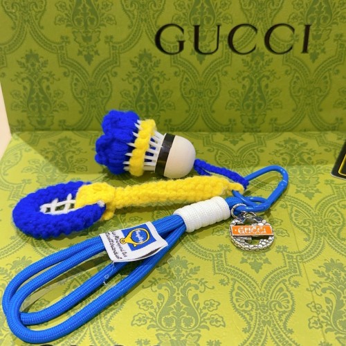 Gucci New Fashion Woolen Badminton Racquet Keychain Bag Pendant