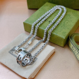 Gucci New Classic Retro Double G Transit Bead Necklace