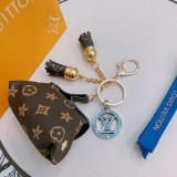 Louis Vuitton New Classic Logo Keychain Versatile Wallet