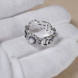 Gucci New Retro Interlocking Double G Daisy Ring
