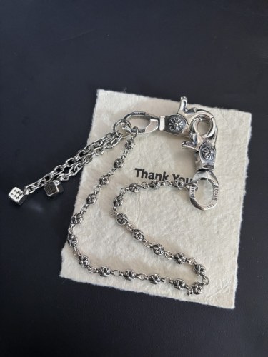 Chrome Hearts Classic Cross Bag Chain Lobster Dice Waist Chain
