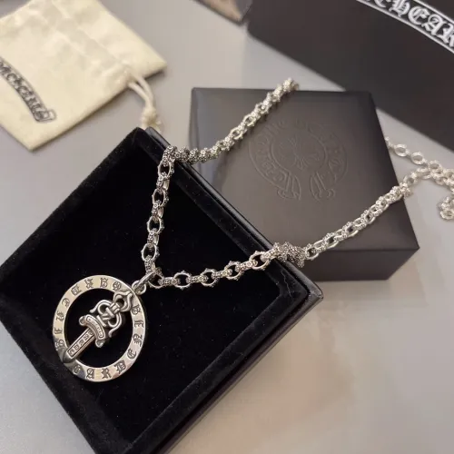 Chrome Hearts Unisex Retro Sanskrit Holy Sword Pendant Necklace