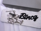 Balenciaga Fashion Multi Element Pendant Keychain Bag Pendant