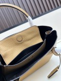 Prada New Classic Triangle Logo Lychee Pattern Leather Shopping Bag Handbag Size: 30x22x14 CM