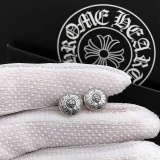 Chrome Hearts New Unisex Retro Horseshoe Earrings