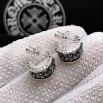 Chrome Hearts Unisex Hip Hop Punk Cross Earstuds