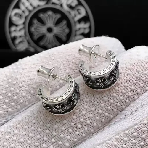 Chrome Hearts Unisex Hip Hop Punk Cross Earstuds