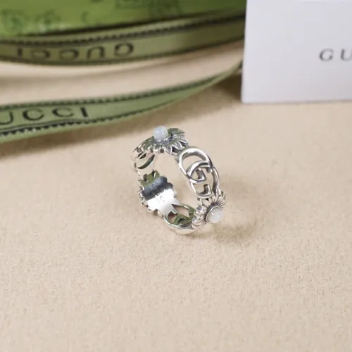 Gucci New Retro Interlocking Double G Daisy Ring