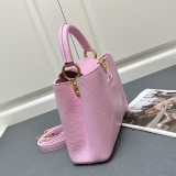 Louis Vuitton Classic LV Letter Lizard Leather Mini Handbag Size:27 x 18 x 9 CM