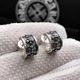 Chrome Hearts Unisex Hip Hop Punk Cross Earstuds