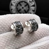 Chrome Hearts Unisex Hip Hop Punk Cross Earstuds