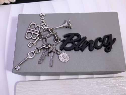 Balenciaga Fashion Multi Element Pendant Keychain Bag Pendant