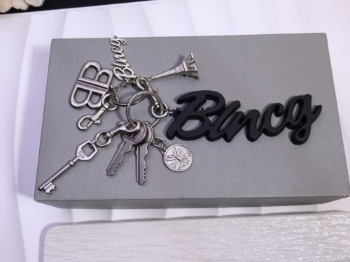Balenciaga Fashion Multi Element Pendant Keychain Bag Pendant