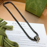 Gucci Anger Forest Collection Retro Double G Transit Bead Necklace