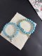 Chrome Hearts Retro Multi Element Blue Cat Eye Bracelet Bracelet