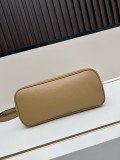 Prada New Classic Triangle Logo Lychee Pattern Leather Shopping Bag Handbag Size: 30x22x14 CM