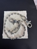 Chrome Hearts Classic Cross Bag Chain Lobster Dice Waist Chain
