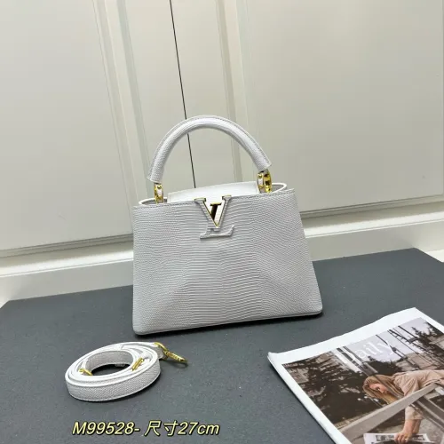 Louis Vuitton Classic LV Letter Lizard Leather Mini Handbag Size:27 x 18 x 9 CM