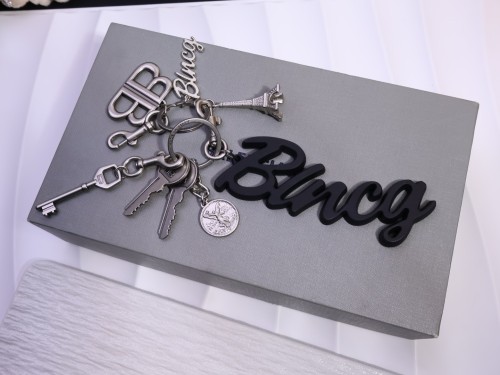 Balenciaga Fashion Multi Element Pendant Keychain Bag Pendant