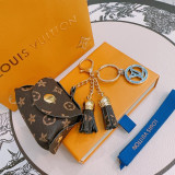 Louis Vuitton New Classic Logo Keychain Versatile Wallet