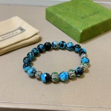 Gucci New Couple Classic Retro Double G Agate Bracelet