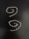 Chrome Hearts Classic Retro Letter Diamond Bracelet