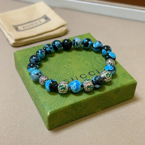 Gucci New Couple Classic Retro Double G Agate Bracelet