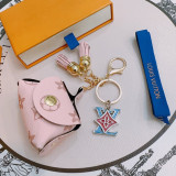 Louis Vuitton New Classic Logo Keychain Versatile Wallet