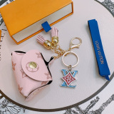 Louis Vuitton New Classic Logo Keychain Versatile Wallet