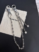 Chrome Hearts Classic Cross Bag Chain Lobster Dice Waist Chain