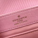 Louis Vuitton Classic LV Letter Lizard Leather Mini Handbag Size：21 x 14 x 8 CM