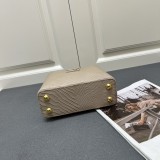Louis Vuitton Classic LV Letter Lizard Leather Mini Handbag Size：21 x 14 x 8 CM