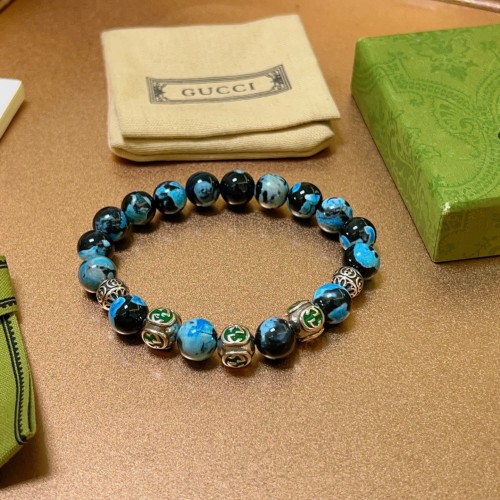 Gucci New Couple Classic Retro Double G Agate Bracelet