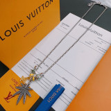 Louis Vuitton Couple Punk Retro Multi Element Bead Chain Necklace