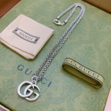 Gucci New Couple Classic Retro Double G Necklace