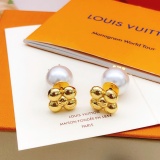 Louis Vuitton New Classic Flower Pearl Earrings