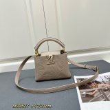 Louis Vuitton Classic LV Letter Lizard Leather Mini Handbag Size：21 x 14 x 8 CM