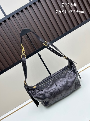 Dior New Classic Soft Diamond Grid Hobo Bag Shoulder Bag Size: 26 x 15 x 14 CM