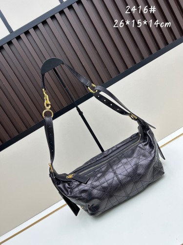 Dior New Classic Soft Diamond Grid Hobo Bag Shoulder Bag Size: 26 x 15 x 14 CM