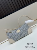 Dior New Classic Logo Mini Handbag Crossover Bag Size: 26x 12 x 7 CM