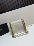 Yves Saint Laurent New Sheepskin Mini Handbag Chain Bag Size: 19x13x5 CM