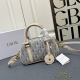 Dior New Mini Blue Oblique Printed Handbag Crossbody Bag Size: 20.5 x13x 5 CM