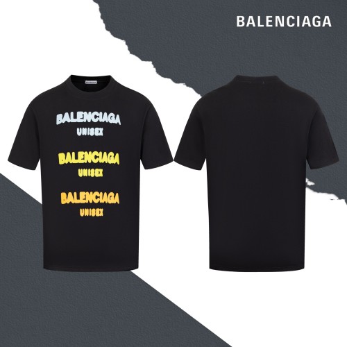 Balenciaga New Fashion Logo Letter Printed Round Neck Short Sleeve T-shirt
