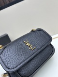 Yves Saint Laurent New Sheepskin Mini Handbag Chain Bag Size: 19x13x5 CM