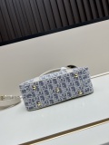 Dior New Classic Logo Padlock Crossbody Bag Bowling Bag Size: 25 x 16 x 9.5 CM