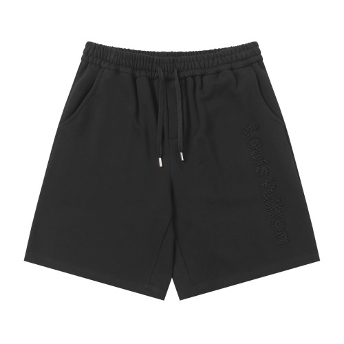 Louis Vuitton Classic Embroidered Washed Logo Shorts Unisex Versatile Casual Sports Shorts