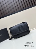 Yves Saint Laurent New Sheepskin Mini Handbag Chain Bag Size: 19x13x5 CM