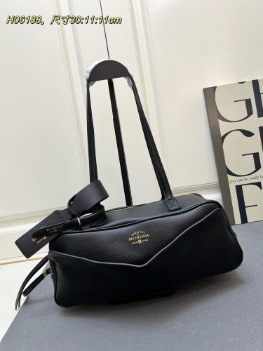 Balenciaga New Leather Tote Bag Shoulder Bag Size: 30.9 X11.9 X11.9 CM